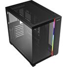 Gabinete Aquário gamer Tesseract RGB Redragon Preto Sem fan Gabinete Aquário gamer Tesseract RGB Redragon Preto Sem fan