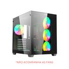 Gabinete Aquarius MT-G910BK Sem Fonte C3 Tech Gaming