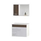 Gabinete Arm Banheiro Alpha Rustico 1 Porta