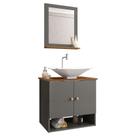 Gabinete Arm Banheiro Deli 2 Portas com Cuba Concava Branca Gabinete Arm Banheiro Deli 2 Portas com Cuba Concava Branca