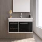 Gabinete Armário para Banheiro 60cm MDF com Cuba POTENZA