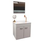 Gabinete Armário Para Banheiro Udine 45 Branco Gabinete Armário Para Banheiro Udine 45 Branco