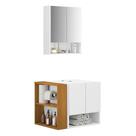 Gabinete Armario Troia Banheiro Com Espelheira e Papeleira