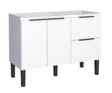 Gabinete / Balcão CIS de Cozinha em MDF / MDP para Pia de 1.20m 2 Portas + 2 Gavetas Cor Branco Gabinete / Balcão CIS de Cozinha em MDF / MDP para Pia de 1.20m 2 Portas + 2 Gavetas Cor Branco