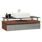 Gabinete Banheiro 60cm Ametista Gabinete Banheiro 60cm Ametista