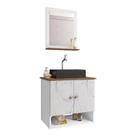 Gabinete Banheiro Deli Cuba Torino Prt Torneira DL08 Val ABS