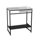 Gabinete Banheiro Ferro Iron Black 80x45 cm