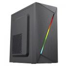 Gabinete BRX Vortex BM20, M-ATX, RGB, Preto, Sem Fonte, Sem Fan, BM20