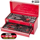 Gabinete com 3 Gavetas Para Ferramentas Com 90 Peças Kajima JFP90M Profissional