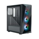 Gabinete Cooler Master CMP 520 Lateral de Vidro - 3 FANS LED ARGB- Preto - CP520-KGNN-S00