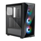 Gabinete Cooler Master CMP 520 - Vidro Temperado - 3x Fan 120mm - Mid-Tower - Preto - CP520-KGNN-S00 Gabinete Cooler Master CMP 520 - Vidro Temperado - 3x Fan 120mm - Mid-Tower - Preto - CP520-KGNN-S00