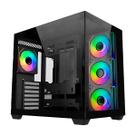 Gabinete Cooler Master Elite 681 - Vidro Temperado - Mid Tower - Preto - E681-KHNN-S00