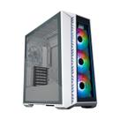 Gabinete cooler master masterbox 520 lateral vidro temperado - 3 fans argb 120mm - branco - mb520-wgnn-s01