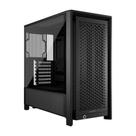 Gabinete Corsair Frame 4000D RS, Mid Tower, ATX, Leteral em Vidro, Modular High, Airflow, 3 Fans RS120, Preto - CC-9011312-WW