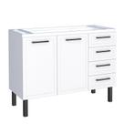 Gabinete de Aço Para Pia 120cm Juno/Apolo 4 Gavetas Cozimax Branco Gabinete de Aço Para Pia 120cm Juno/Apolo 4 Gavetas Cozimax Branco