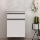 Gabinete de Banheiro 50cm sem Cuba/Lavatório Ref 501 Branco