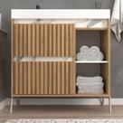 Gabinete de Banheiro 80cm com Lavatório Ref 890