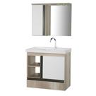 Gabinete de Banheiro com Espelheiro Kit Macapá 60cm