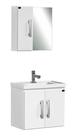 Gabinete de Banheiro com Espelheiro Kit Palmas 50cm