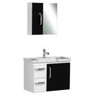 Gabinete de Banheiro com Espelheiro Kit Palmas 60cm