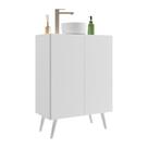 Gabinete de Banheiro Retrô Multimóveis 63 cm com 2 Portas FG5006 Branco Gabinete de Banheiro Retrô Multimóveis 63 cm com 2 Portas FG5006 Branco