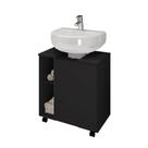 gabinete de coluna preto Hub18