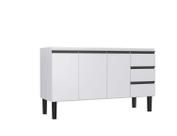 Gabinete de Cozinha Branco em Aço 144cm Netuno Cozimax