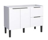 Gabinete de Cozinha Branco em Madeira 114cm Cisne Cozimax