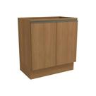 Gabinete de Cozinha Modulado Balcão Maxxi G744 c/ 2 Portas s/ Tampo 80cm Canela - Kappesberg