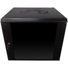 Gabinete de rack de servidor NavePoint 9U com porta de vidro e ventilador de 45 cm