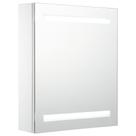 Gabinete Espejo con LED para Baño vidaXL Montado en Pared con Almacenamiento