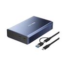 Gabinete Externo RAID De 2 Baias USB 3.0 Para Discos Duplos, Dock Para SSD/HDD SATA De 2.5