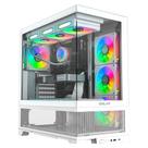 Gabinete Galax Centaurus White, Mid Tower, ATX, Frontal de Vidro, Sem FANs, Branco - GLX-CENTAURUSW-2066