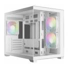 Gabinete Gamdias Aura Gc10M Argb V2 Wh Matx Mini Tower Vidro Temperado Com 3 Fan Branco Gabinete Gamdias Aura Gc10M Argb V2 Wh Matx Mini Tower Vidro Temperado Com 3 Fan Branco