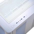 Gabinete Gamer Aerocool ATX P500C Branco Lateral Vidro