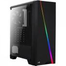 Gabinete Gamer Aerocool Cylon Preto RGB Lateral Acrílico Gabinete Gamer Aerocool Cylon Preto RGB Lateral Acrílico