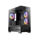 Gabinete Gamer Antec Cx500m Rgb Elite Lateral De Vidro Temp De 4 Mm Micro-atx/itx 3 Fans 120mm Gabinete Gamer Antec Cx500m Rgb Elite Lateral De Vidro Temp De 4 Mm Micro-atx/itx 3 Fans 120mm