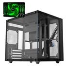 Gabinete Gamer Aquário Caixote Premium com 4 Fans High Quality