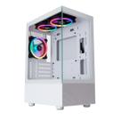 Gabinete Gamer Aquário K-Mex Medusa - Vidro Temperado - Micro ATX - Branco - CGW1TWRH002CB0X