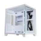 Gabinete Gamer Aquário K-Mex Micro CG-W830 - USB 3.2 - M-ATX - Branco - CGW830RH002CB0X