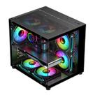Gabinete Gamer Aquário MATX GFire USB tipo C Vidro Sem Fonte sem Fans CG300B e CG300W
