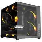 Gabinete Gamer Aquário PCYes Forcefield Mini Black Vulcan, Frontal e Lateral em Vidro Temperado, USB 3.0, Micro ATX, Preto - GFFMNBV Gabinete Gamer Aquário PCYes Forcefield Mini Black Vulcan, Frontal e Lateral em Vidro Temperado, USB 3.0, Micro ATX, Preto - GFFMNBV