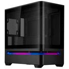 Gabinete Gamer ASUS PRIME AP202, Mid Tower, M-ATX, Lateral e Frontal em vidro, Estilo Aquário, Preto - 90DC00P0-B00000