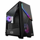 Gabinete gamer azza inferno 310 dh rgb vidro csaz