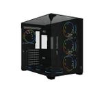 Gabinete Gamer BG-058GRB Grand Tokyo Preto