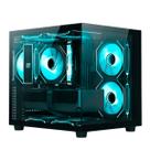 Gabinete Gamer C3Tech Aquarius, Frontal e Lateral em Vidro, USB 3.0, Preto - MT-G720BK Gabinete Gamer C3Tech Aquarius, Frontal e Lateral em Vidro, USB 3.0, Preto - MT-G720BK