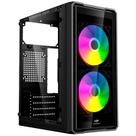 Gabinete Gamer C3Tech MT-G41BK, Lateral em Vidro, Micro ATX - Preto