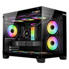 Gabinete Gamer CLANM Guidora Mid Tower ATX Suporte Water Cooler 360mm
