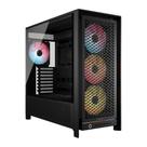 Gabinete Gamer Corsair 5000D RS ARGB, Mid Tower, E-ATX, Lateral em Vidro temperado, 4x FANs, Preto - CC-9011309-WW