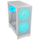 Gabinete Gamer Cougar MX610, Mid Tower, E-ATX, Lateral em Vidro Temperado, com 3 Fans, Branco - 385VA40.0002